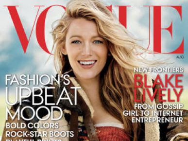 Blake Lively w sierpniowym Vogue