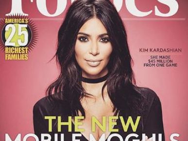 Kim Kardashian na okładce Forbes