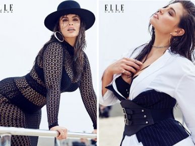 Ashley Graham na okładce Elle