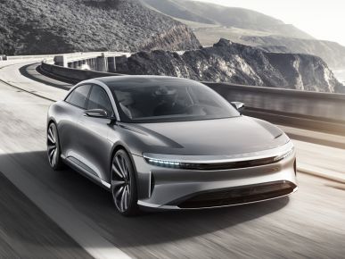 Lucid Air na ulicach San Francisco