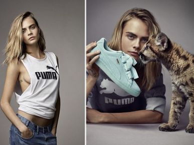 Cara Delevingne w kampanii Puma wiosna 2017