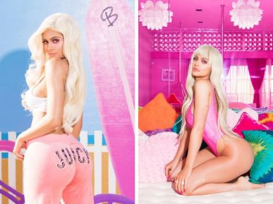 Kylie Jenner w stylu Barbie