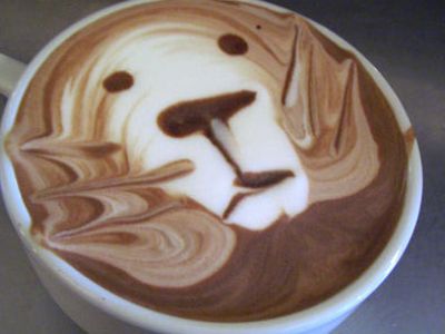 Latte – sztuka w filiżance kawy