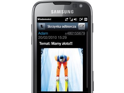 Samsung Omnia II na igrzyskach!