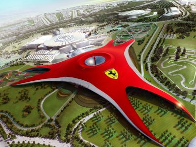 Ferrari po rollercoasterze