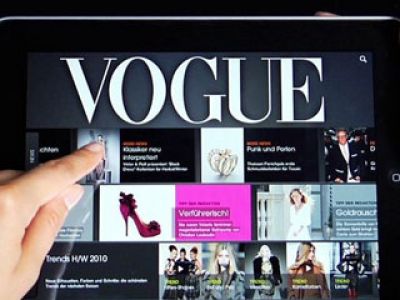 Aplikacja Vogue na iPad