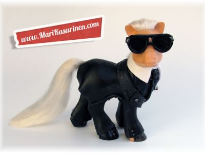 My Little Karl Lagerfeld Pony