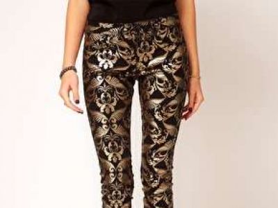 Barokowe legginsy