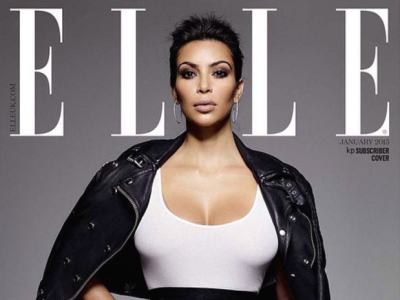 Kim Kardashian w Elle UK
