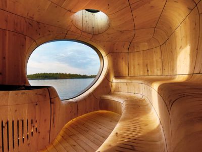 Asymetryczna sauna