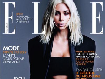 Kim Kardashian na okładce francuskiego „Elle”