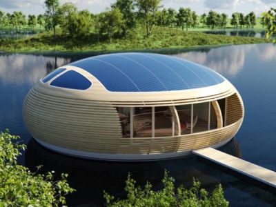 Trendy w architekturze: dom na wodzie