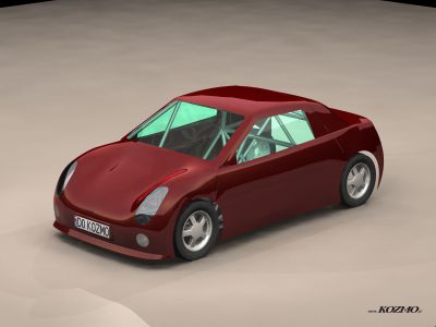 Prototyp samochodu sportowego Kozmo