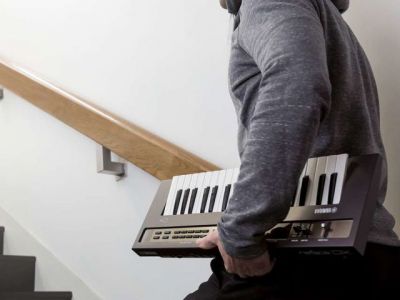 Keyboard w stylu retro