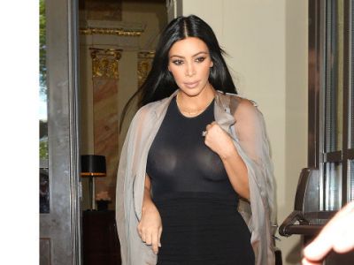 Stylizacje ciążowe Kim Kardashian