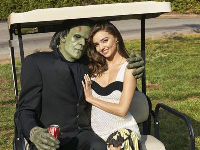 Miranda Kerr w otoczeniu potworów