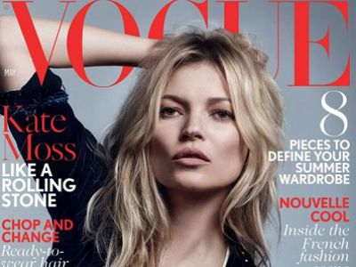 Kate Moss w rockowym stylu