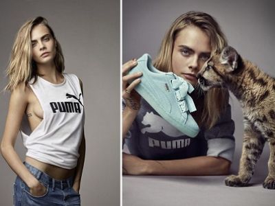 Cara Delevingne w kampanii Puma wiosna 2017