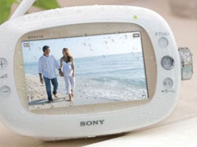 Z telewizorem do wanny.