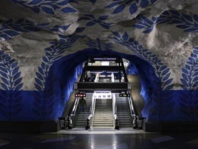 Metro Stockholm- dzieło sztuki