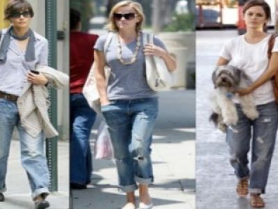 Boyfriend’s pants - trendy 2009