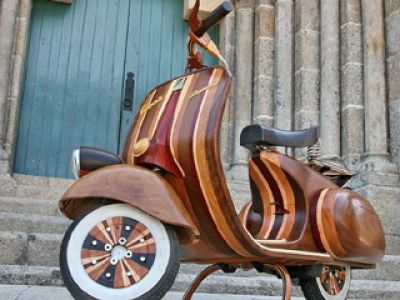 Drewniana Vespa – ekologiczny design
