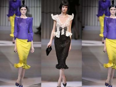Giorgio Armani moda wiosna / lato 2009