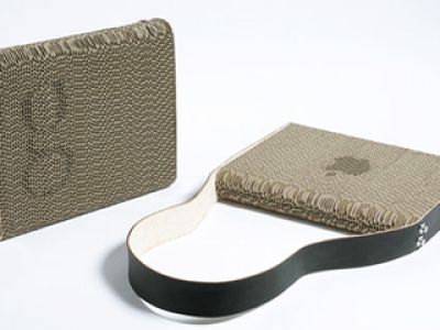 Tekturowa torba na MacBooka