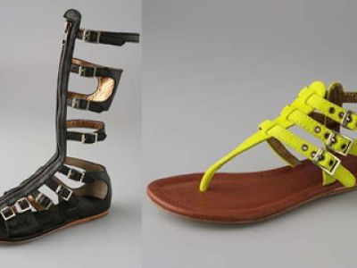 Sandały typu gladiator – trendy 2009