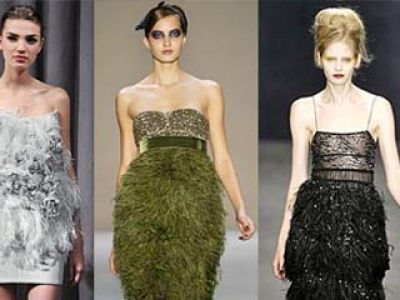 Pióra - Bill Blass, Zara oraz H&M – moda 2009