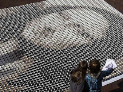 Mona Lisa z kawy