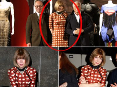 Naczelna amerykańskiego Vogue trzy razy w tej samej kreacji!