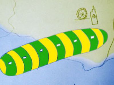 Gigantyczne UFO nad kanałem La Manche