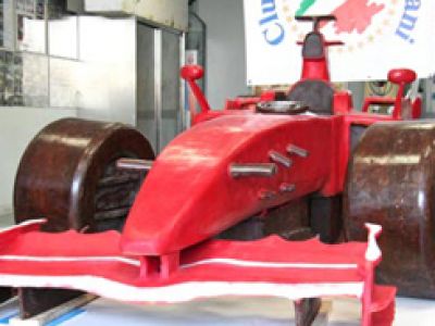 Czekoladowe Ferrari F2008 powstawało aż rok