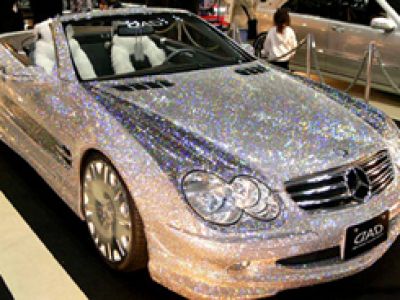 Diamentowy Mercedes SL
