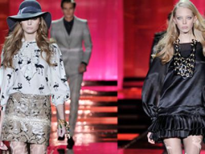 Flamingi Roberto Cavalli - jesień 2008(video)