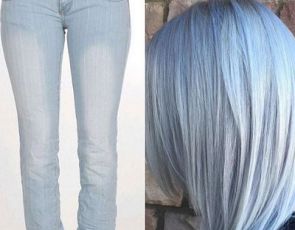 Trendy 2016: denimowe włosy