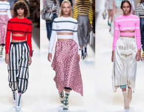 Trendy moda 2017: krótki sweter Fendi z rozcięciem