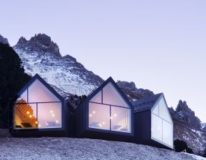 Designerska restauracja w Dolomitach