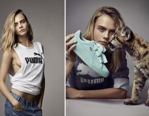 Cara Delevingne w kampanii Puma wiosna 2017
