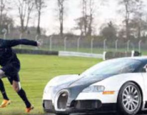 Ronaldo szybszy od Bugatti?